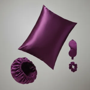 Custom printed Satin Pillowcase featuring branded logo design made by Textile Promos